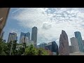 four possible 3D stereo capture... Houston skyline from Franklin at Bagby...