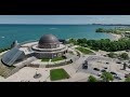 4K Drone - Chicago's Adler Planetarium