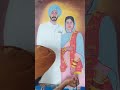 Punjabi Couple Oil Painting