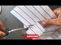 Anamorphic Art //3D illusion Drawing On Paper For Beginners - step by step