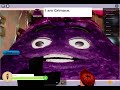 My cousin Jillian plays Grimace Story and then this happened