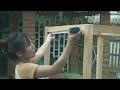 Design your own simple wooden wardrobe. BUILDING A LOG CABIN (Wooden House) alone