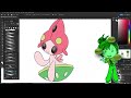 Melonhead Fakemon! Minichi Region Speed Draw