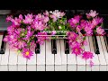 The sound of flower petals expressed on the piano l GRASS COTTON+