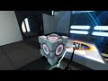 Portal 2 - Interaction With Faith Plates and Funnels