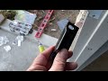 How to install a commercial panic bar push bar with lever lock