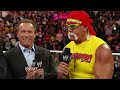 Arnold Schwarzenegger and Joe Manganiello join Hulk Hogan in the ring: Raw, March 24, 2014