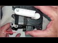 how to reset a blend door actuator