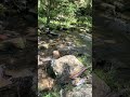 Collin’s Creek cascade falls hiking trail near Greers Ferry lake, Arkansas 7-14-24