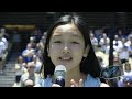 National Anthem at Dodgers game by #MaleaEmma