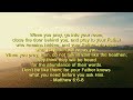 Prayers • Spoken and written text of the Bible with background music