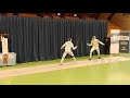 Fencing SAF Pokalen Sep 2018 Final match: EST vs EST Round 3, Stockholm, Sweden