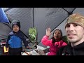 Ice Fishing with MY KIDS - Tons of Fish!