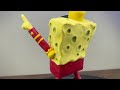 How I sculpted a clay Spongebob Squarepants from Band Geeks (no voiceover)