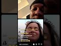 THF Bayzoo and OTF Doodie Lo on IG live. White girl rapping in the end