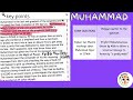 All of GCSE RS Islam Beliefs & Teachings & Practices key notes + exam questions