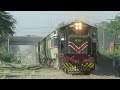 Old Man Cross Front of Train | Crazy People Cross Unmanned Railway Crossing Pakistan | Fast Train