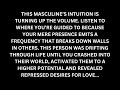 This masculine is haunted by your spirit, caught in a feedback loop & activating into an emperor.