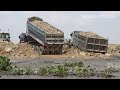 Amazing Video Compilation Top Bulldozer Stuck In Deep Mud And Dump Truck Sinking In Mud And Recovery