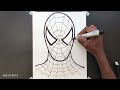 Drawing Spiderman with a Fine Tip Black Marker | by Skejo Arts