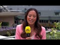 Emma Raducanu Interview with BBC at Wimbledon