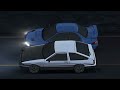 Initial D|ae86 vs impreza|fourth stage