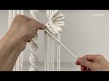 DIY | macrame leaves wall hanging | 마크라메 나뭇잎 월 행잉