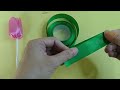 How to make tulip satin ribbon | DIY