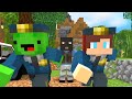 JJ and Mikey Survived 100 Days as POLICE - Maizen Minecraft Animation