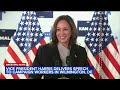 'Our fight for the future is a fight for freedom': Harris at Delaware campaign event