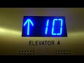 Modernized Otis Series M2 Traction Elevators at Four Seasons Hotel in Downtown Houston, TX.