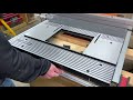 How to Mount a Bosch Router Table in a Ridgid Table Saw // Full Build Video!
