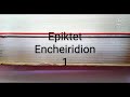 Epiktet: Encheiridion cz.1