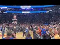 Stephen Curry breaks 3 point record at MSG court-side view