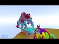 BIG HOLE ALL ZOONOMALY MONSTERS VS NEW ALL NIGHTMARE SMILING CRITTERS SPARTAN KICKING in Garry's Mod