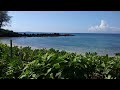 Beach behind makena church