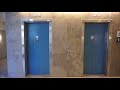 1990s KONE M-series traction bed / passenger elevators @ Linköping University Hospital (Building 2)