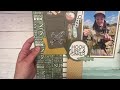 Fishing Scrapbook Layout | 12x12 Scrapbooking Idea Using Stampin Up Lake Life | Masculine