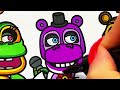 Five Nights at Freddy's Coloring Pages / FNaF 6 Pizzeria Simulator / Toy Mediocre Melodies