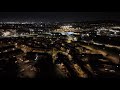 AMAZING DJI Mini 4 Pro Drone Night Flight Circling Cottingley Towers And Leeds At 120 Meters.