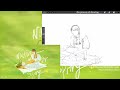 Cozy sunny morning ambience 🍀 Drawing process video