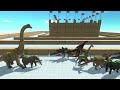 Escape From Alien Saber Ghoul - Last Survivor - Swirl Course | Animal Revolt Battle Simulator