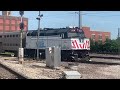 Metra, Amtrak, and Freight during Evening Rush Hour at Western Ave. Station!