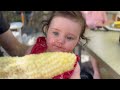 Julie eats Daddy's Corn