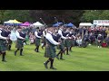 Scotland the Brave played by the Vale of Atholl Pipe Band at opening 2024 Kenmore Highland Games