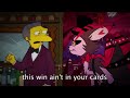 Husk vs Moe Szyslak - Rap Battle! (Hazbin Hotel vs The Simpsons) | Mr. Jay