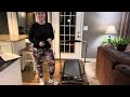 DeerRun walking pad treadmill demonstration & review