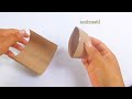 CREA ESTA BELLEZA! 2 ideas hermosas de reciclaje con rollos de papel higiénico ❤️🎉