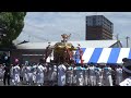 御旅所で山笠共演　田川市　川渡り神幸祭　風治八幡宮　お祭り　2024/5/19