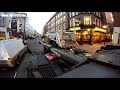 Driving A Tank Through Narrow Streets in Soho London & on to Oxford Street